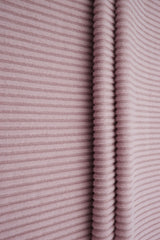 Ribbed Interlock Fleece Knit Fabric