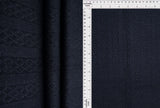 Pointelle Jacquard Liverpool Knit Indigo