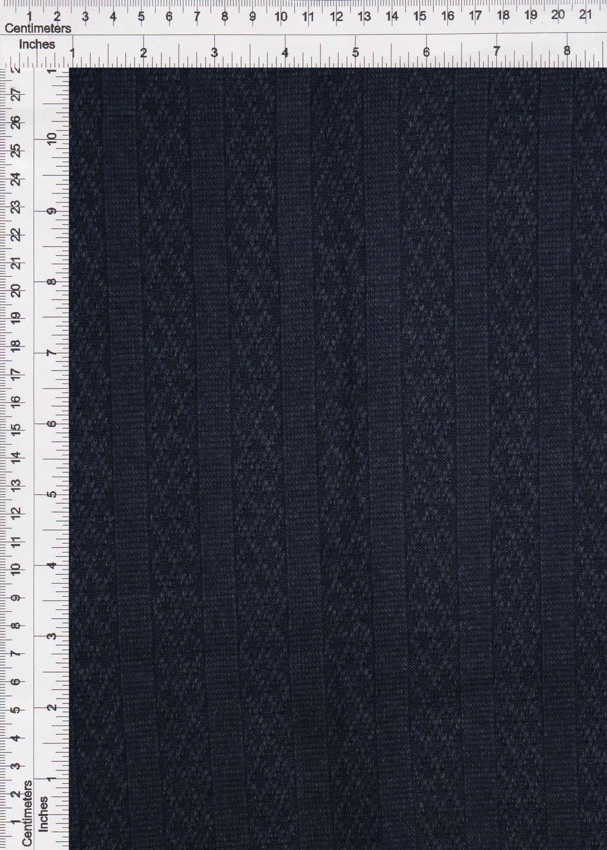 Pointelle Jacquard Liverpool Knit Indigo