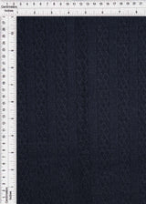 Pointelle Jacquard Liverpool Knit Indigo