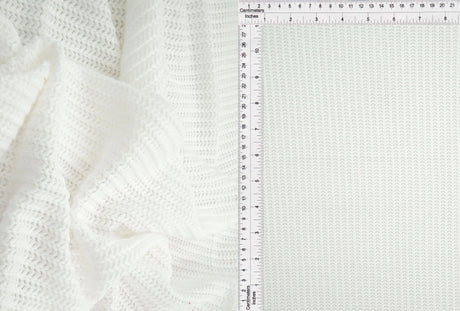 1 Yard LDP Sweater Jacquard Solid Fabric Stretch Polyester Rayon Spandex 56/58 Inches Wide