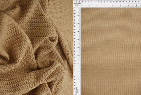 1 Yard LDP Sweater Jacquard Solid Fabric Stretch Polyester Rayon Spandex 56/58 Inches Wide