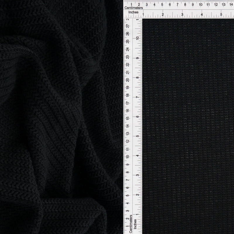 1 Yard Sweater Jacquard Solid Fabric 270 GSM Rayon Poly Spandex Blend 56/58" Width
