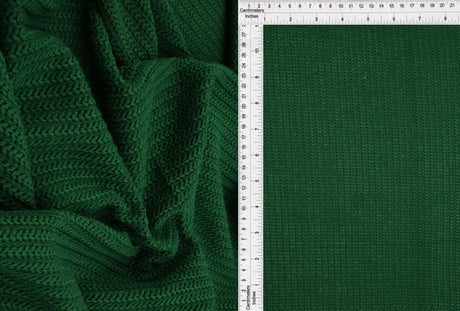 1 Yard LDP Sweater Jacquard Solid Fabric Stretch Polyester Rayon Spandex 56/58 Inches Wide