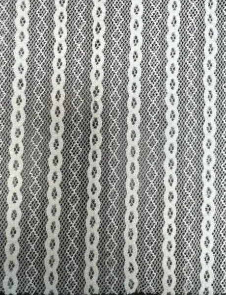 Fleece Lace Fabric 100 Percent Nylon Soft Lightweight Material 62 Inches Wide