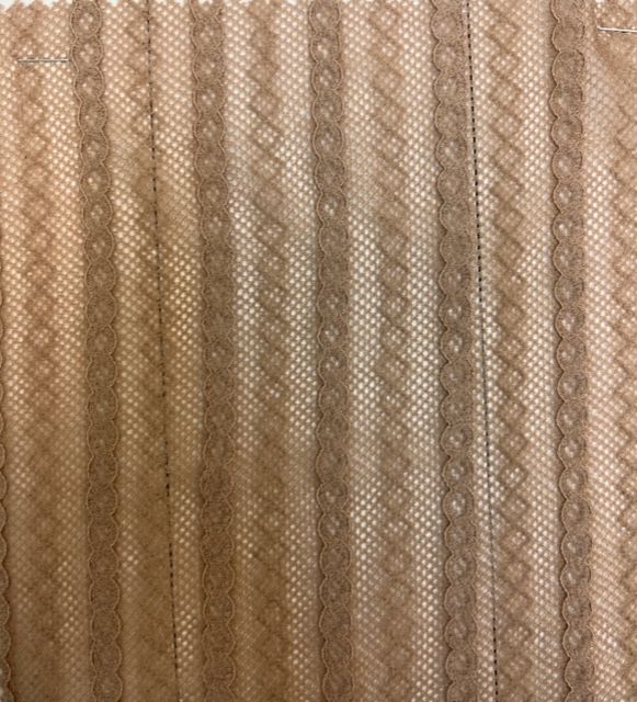 Geometric Fleece Lace Fabric