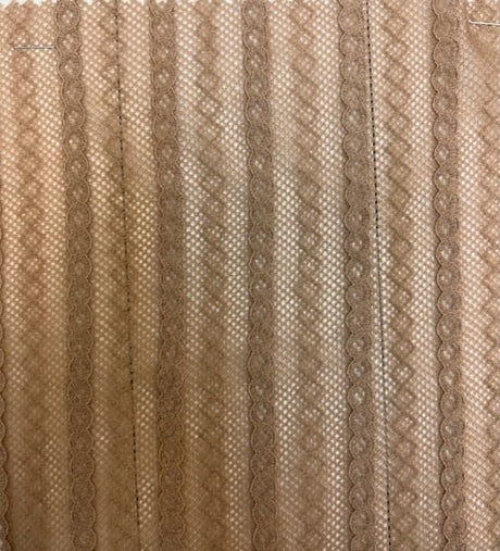 Geometric Fleece Lace Fabric