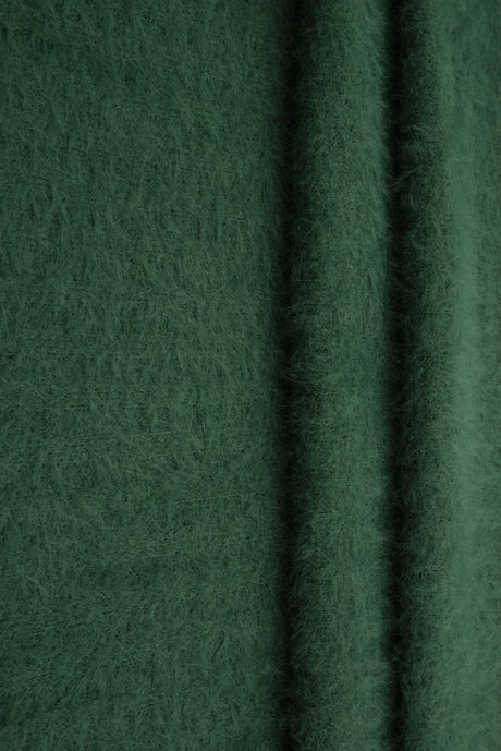 Feather Yarn Rib Knit Fabric