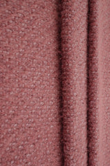Chenille Feather Yarn Knit Fabric Wine