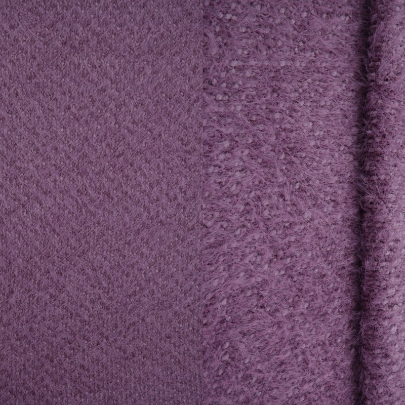 1 Yard Poly Nylon Chenille Feather Yarn Knit Fabric 245 GSM Plush Soft 64" Width