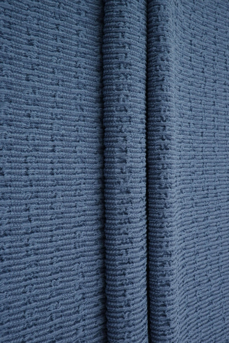 1 Yard Textured Bubble Jersey Crepe Knit Fabric 59 Inch Wide Soft Stretch Drapey Material for Stylish Tops & DIY Sewing