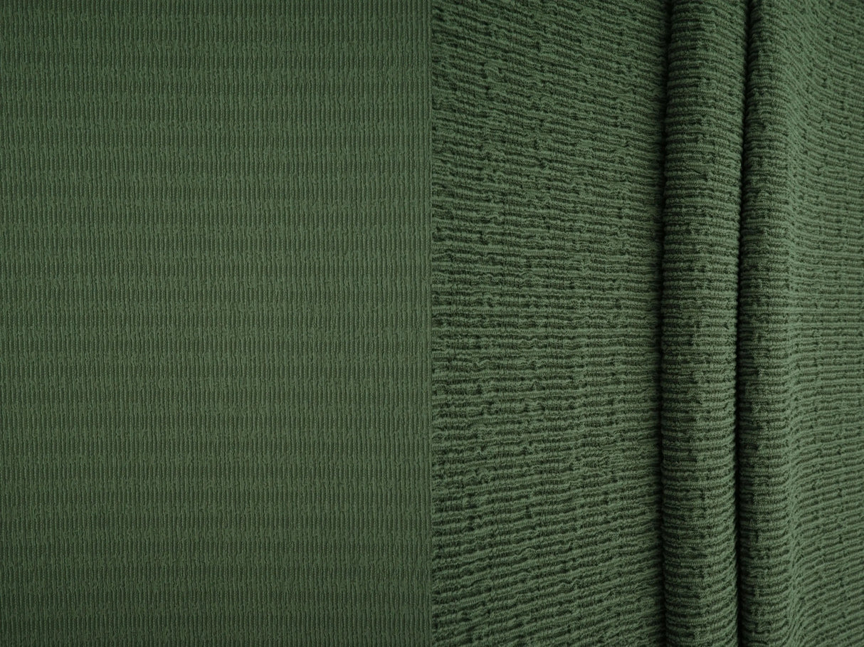 1 Yard Textured Bubble Jersey Crepe Knit Fabric 59 Inch Wide Soft Stretch Drapey Material for Stylish Tops & DIY Sewing