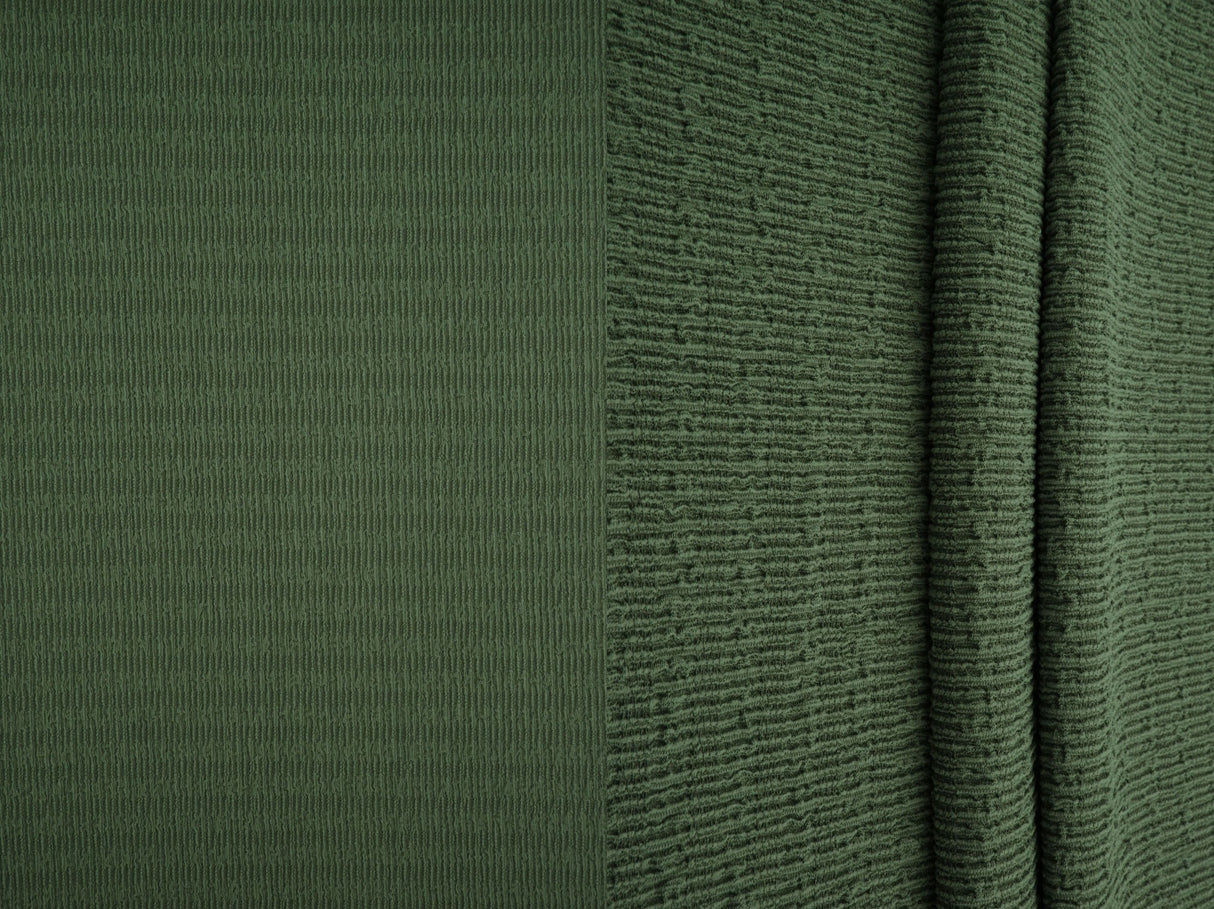 Bubble Jersey Crepe Solid Stretch Fabric