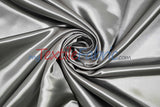 Bridal Satin Polyester Fabric - Shiny Solid, 58/60" Width, Multiple Colors (Yards, Bolts, Sample Swatches)
