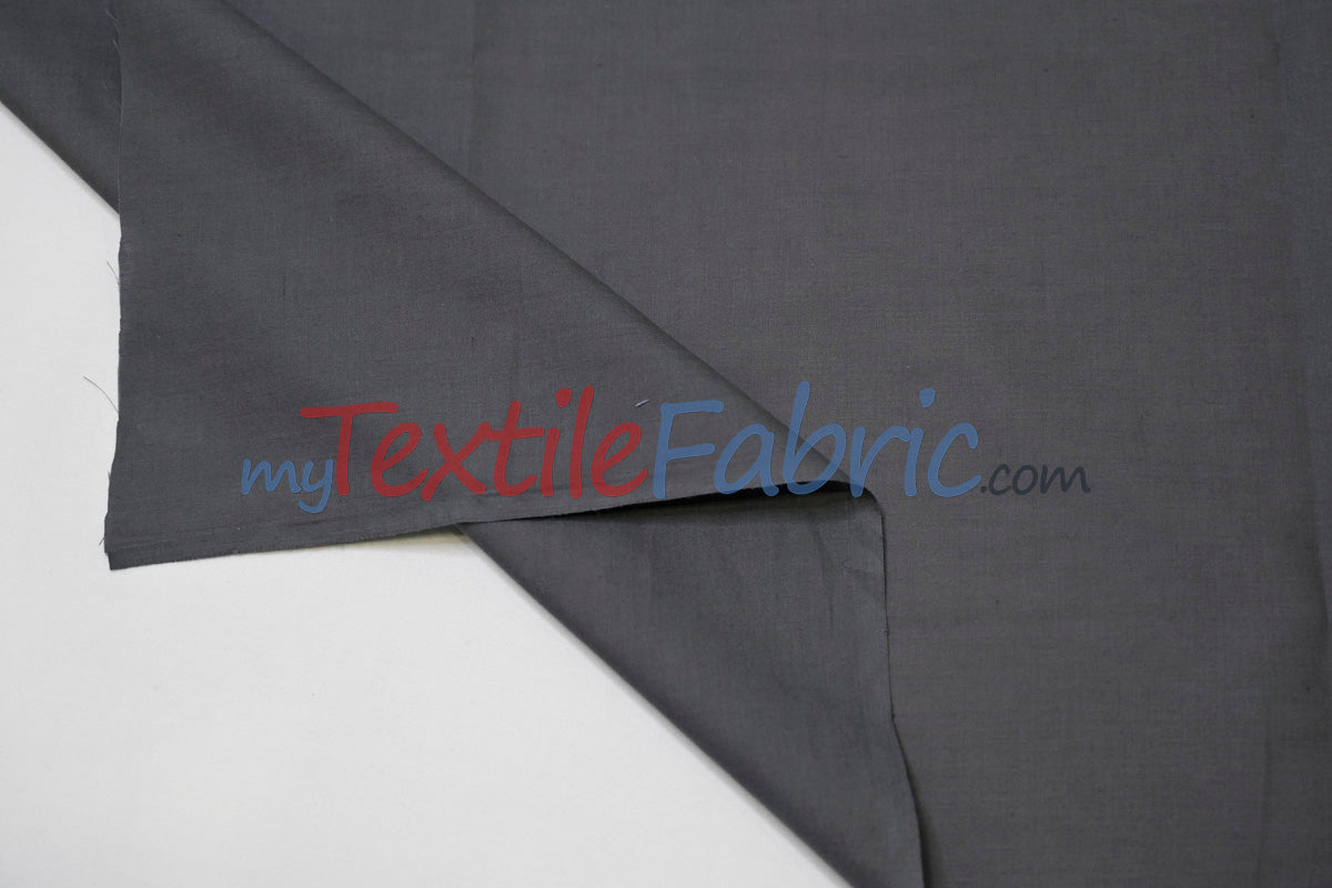Polyester Cotton Broadcloth Fabric - Solid Colors, 58/60" Width (1 Yard)