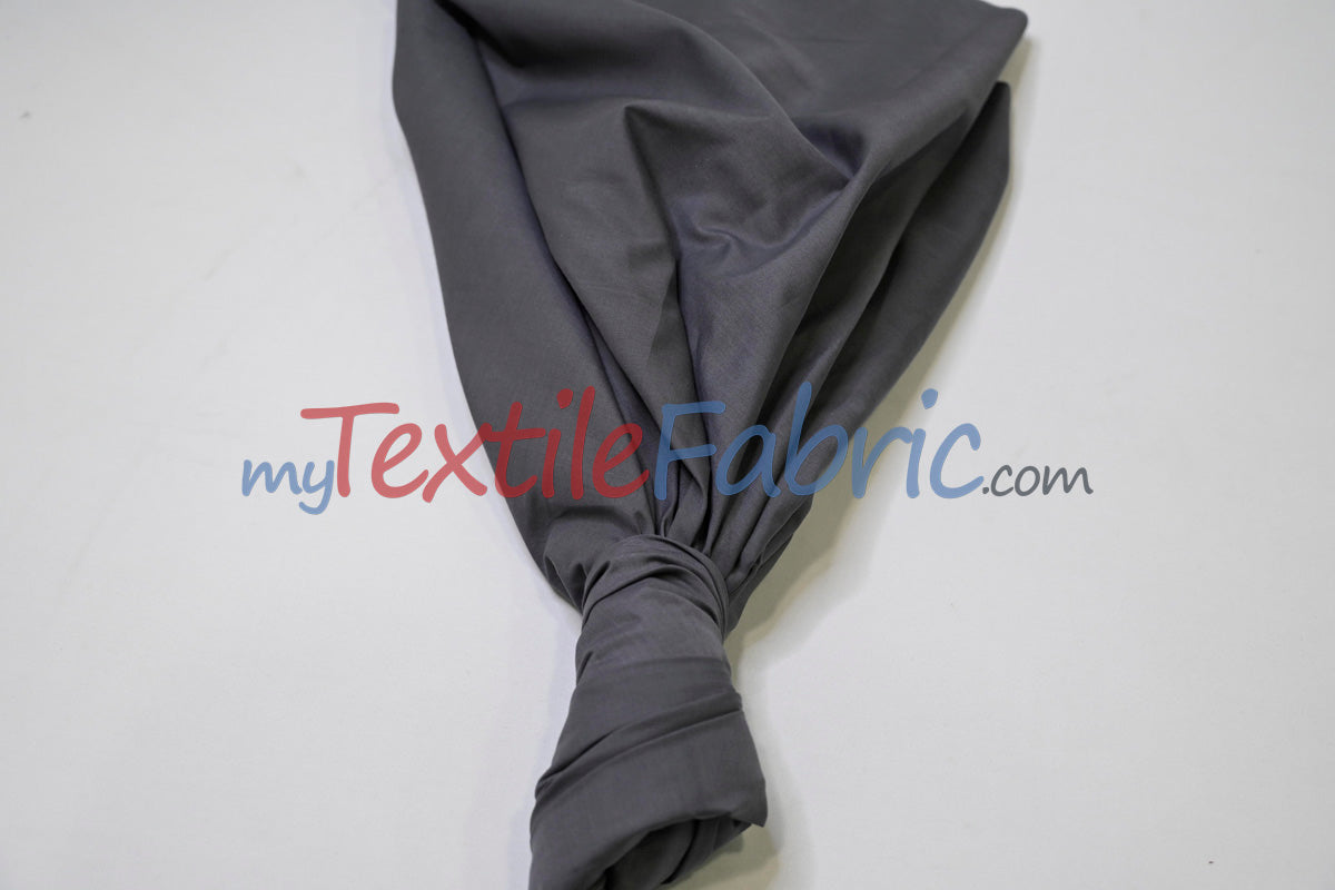 Polyester Cotton Broadcloth Fabric - Solid Colors, 58/60" Width (1 Yard)