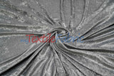 Panne Velvet Polyester Fabric - Crush Panne Velour, Solid, 58/60" Width (1 Yard)