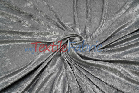 Panne Velvet Polyester Fabric - Crush Panne Velour, Solid, 58/60" Width (1 Yard)