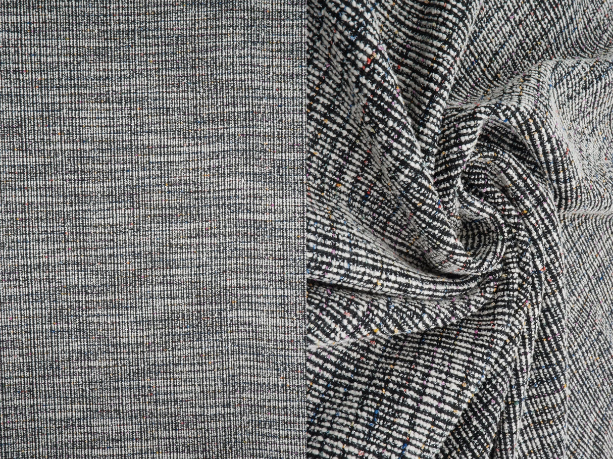 Boucle Lurex Jacquard Knit