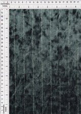 Velvet Glitter Stripe Knit Fabric