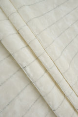 Velvet Glitter Stripe Knit Fabric
