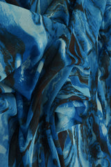 Abstract Digital Mesh Stretch Fabric