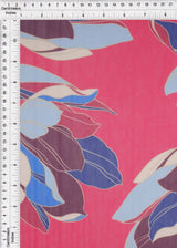 1 Yard Digital Floral Mesh Knit Fabric, 54? Wide Polyester Spandex Blend