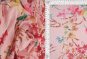 Floral Digital Mesh Stretch Fabric