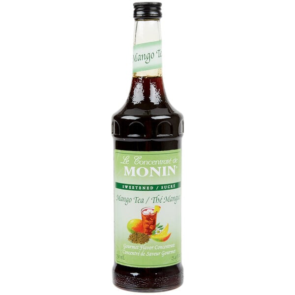 Monin 750 mL Mango Tea 7:1 Concentrate