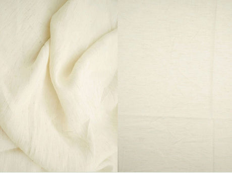 Linen Rayon Nylon Twill Fabric
