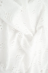 Floral Eyelet Lace Fabric