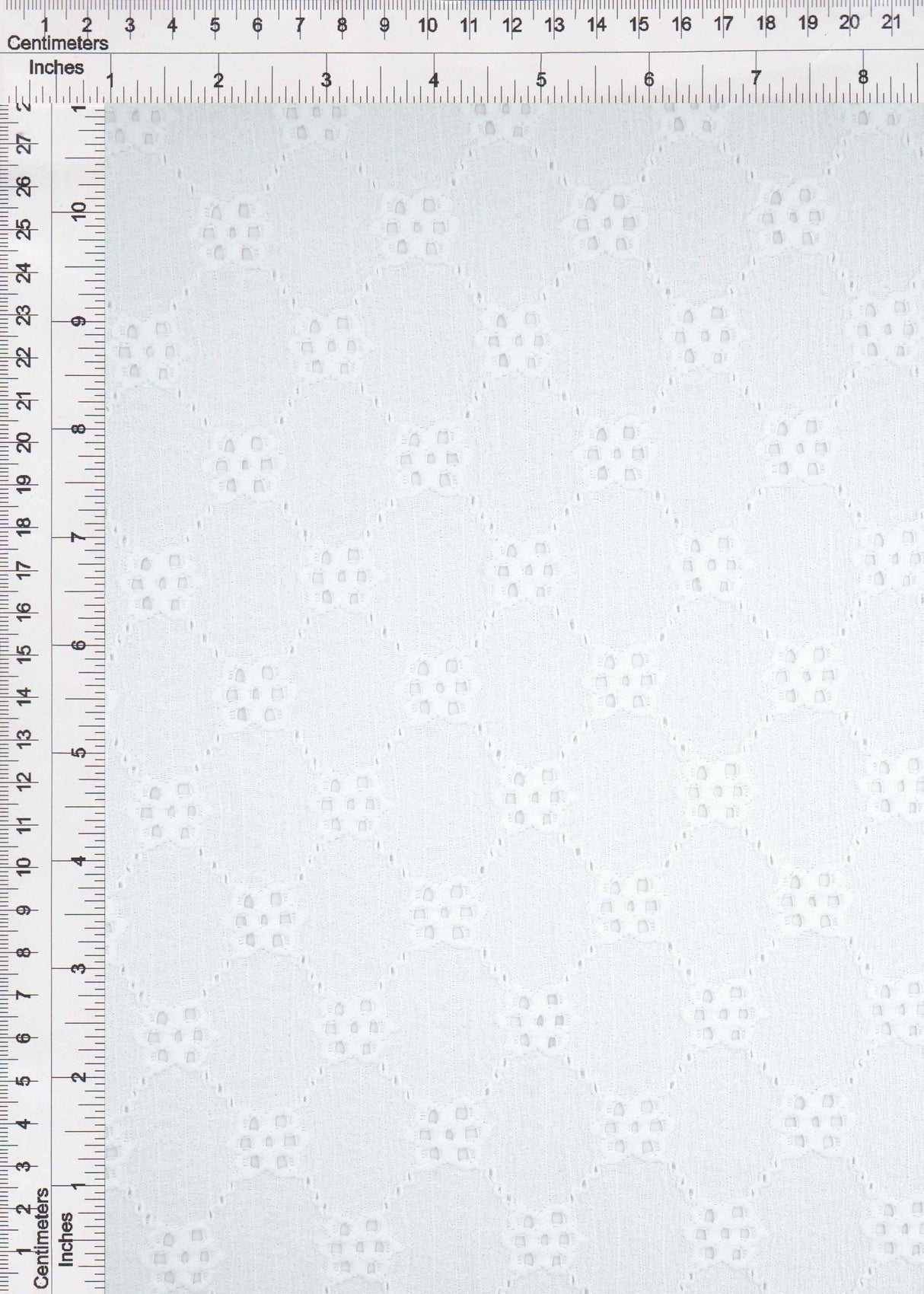 Floral Eyelet Lace Fabric