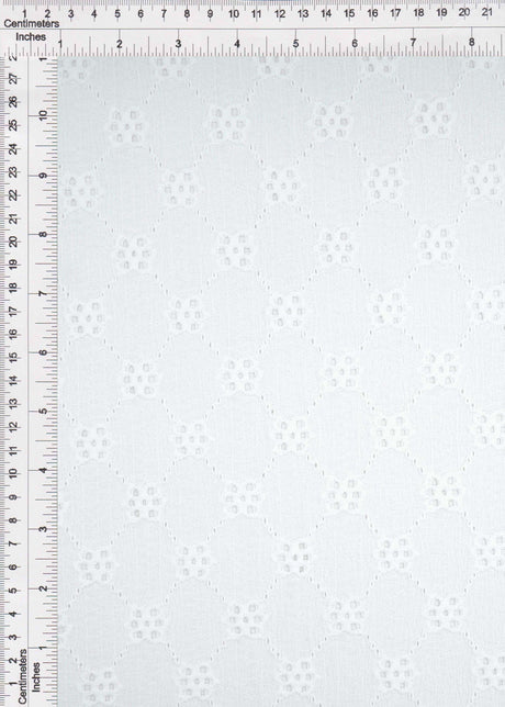 Floral Eyelet Lace Fabric