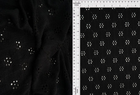 Geo Floral Lace Fabric 98 Polyester 2 Spandex Stretch Material 57/59 Inches Wide