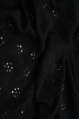 Floral Eyelet Lace Fabric