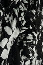 Floral Pleated Interlock Knit Fabric