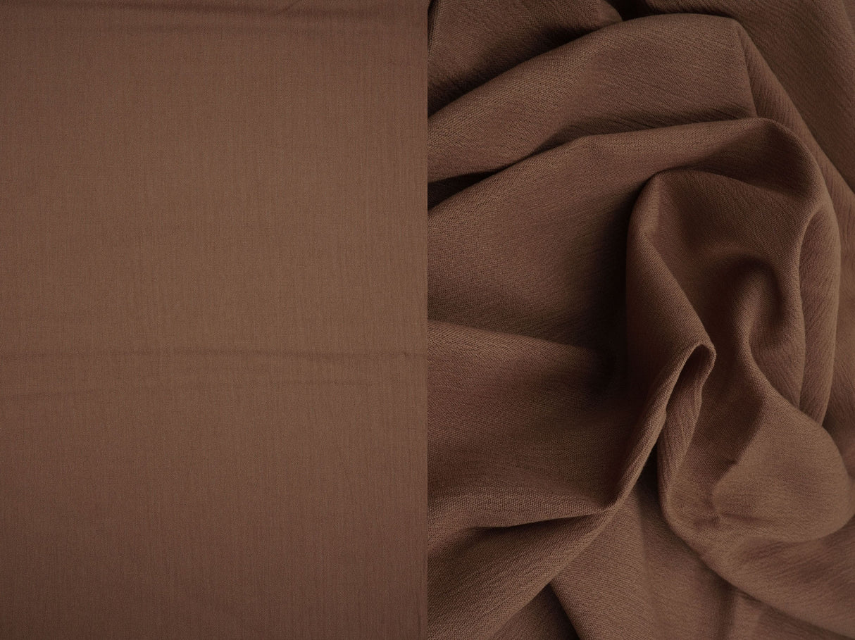 Rayon Crepon Woven Solid Fabric