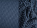 1 Yard Textured Cauliflower Jacquard Knit Fabric 59/60 Inch Wide Ultra Plush Heavyweight Material for Cozy Loungewear & Upholstery
