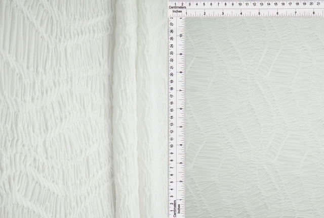 Geometric Jacquard Knit Fabric