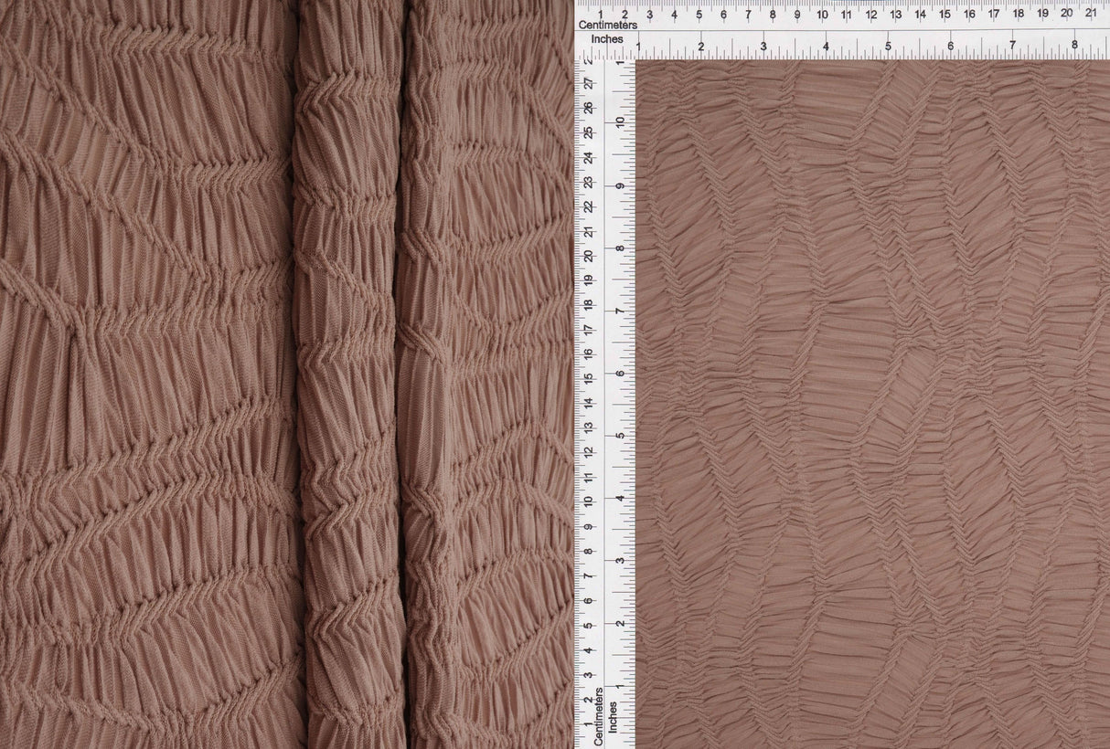 Geometric Jacquard Knit Fabric