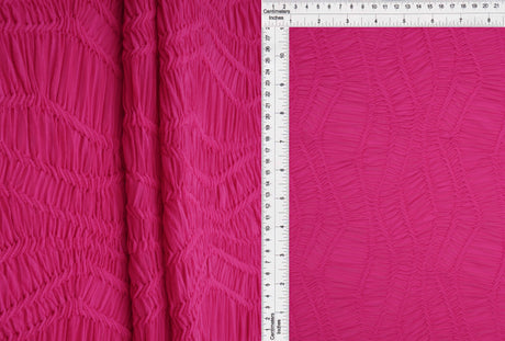 Geometric Jacquard Knit Fabric