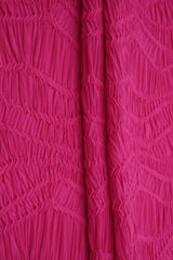 Geometric Jacquard Knit Fabric