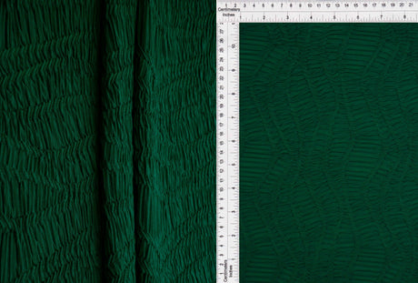 Geometric Jacquard Knit Fabric