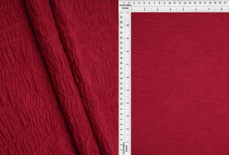 Geometric Jacquard Knit Fabric