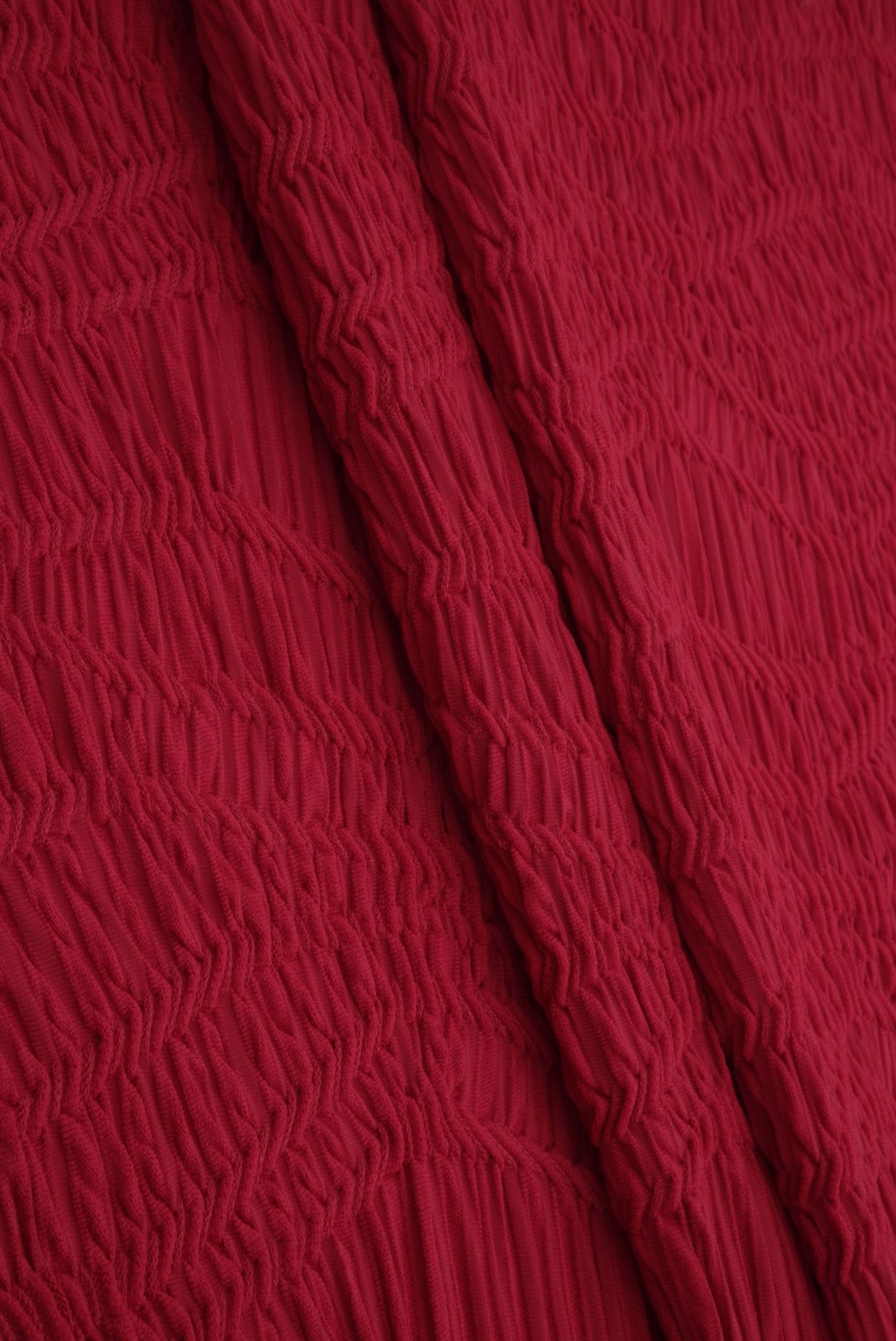 Geometric Jacquard Knit Fabric