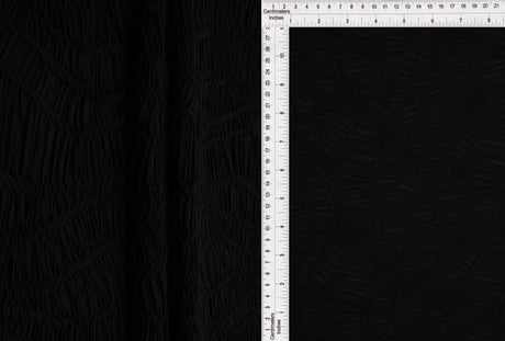 Geometric Jacquard Knit Fabric