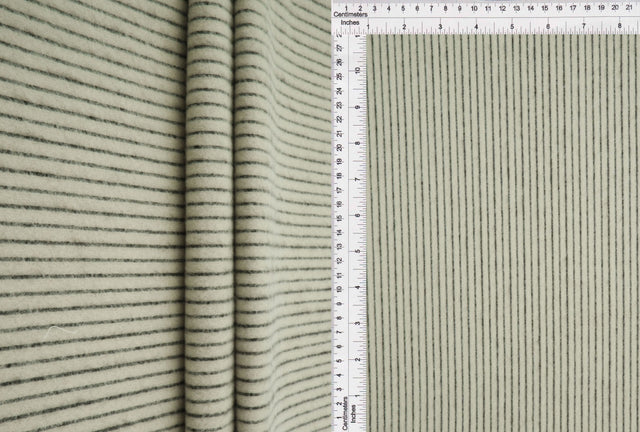 Brushed Rib Knit Solid Fabric
