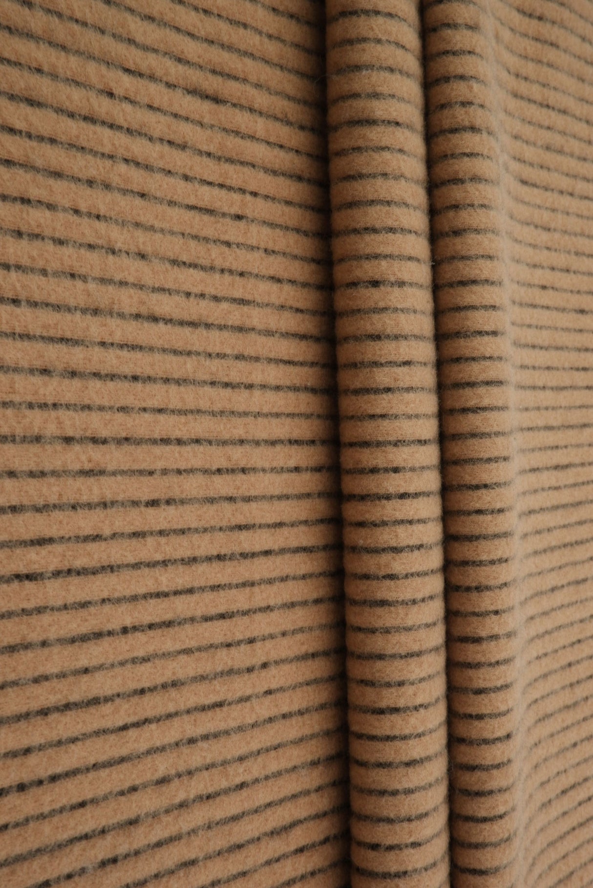 Brushed Rib Knit Solid Fabric