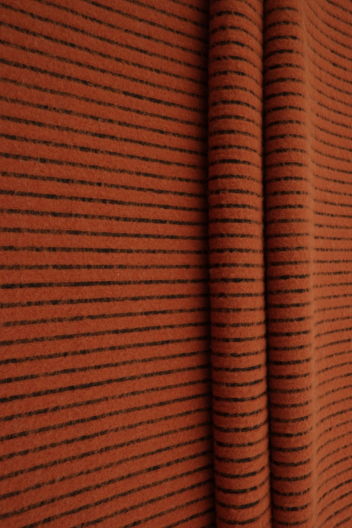 Brushed Rib Knit Solid Fabric
