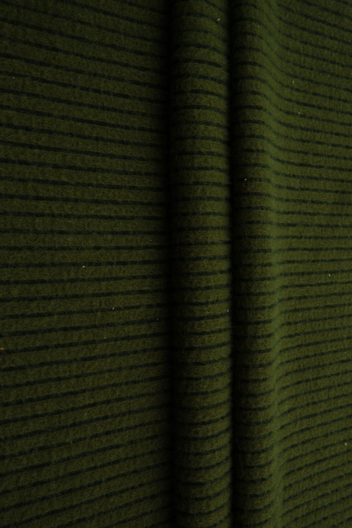 Brushed Rib Knit Solid Fabric